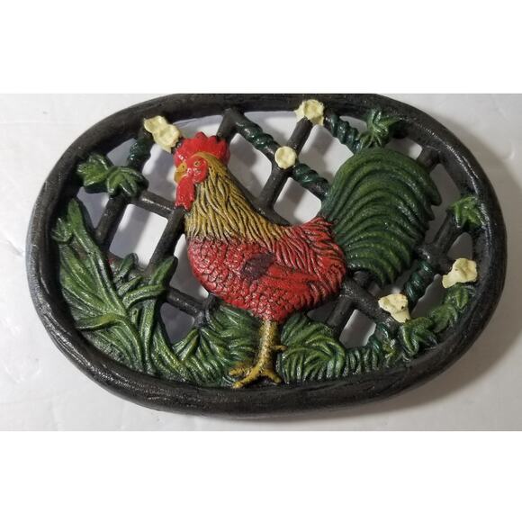 Wrought iron rooster trivet (1.1279) - Picture 1 of 7